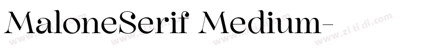 MaloneSerif Medium字体转换 MaloneSerif Medium字体转换